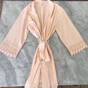 Blush Pink Robe